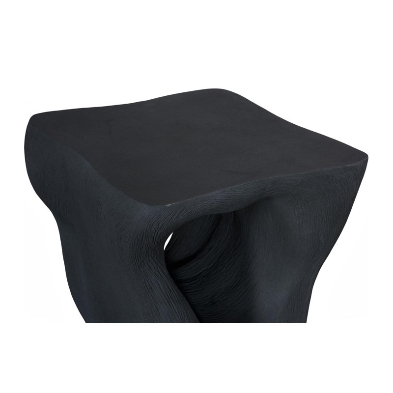 Strata Side Table, Charcoal Stone