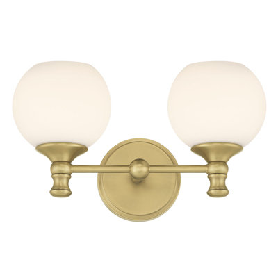 Meuble-lavabo à 2 lumières de 14,75 po de large Alyla