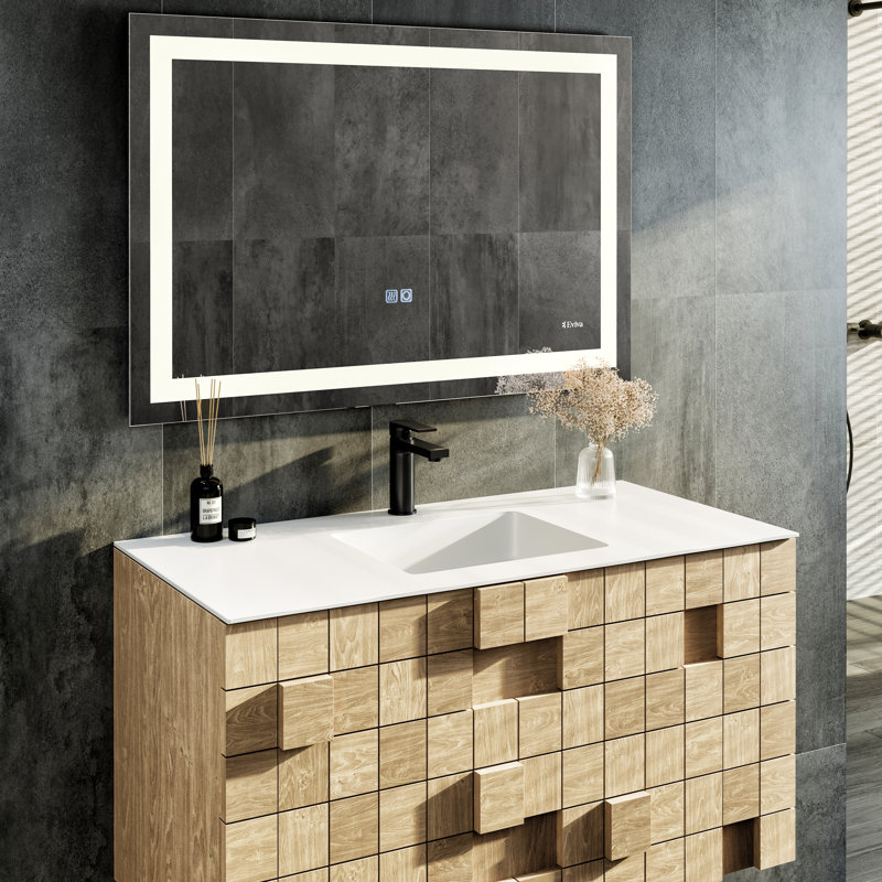 Ayaan 36" Wall-Mounted Single Bathroom Vanity Set