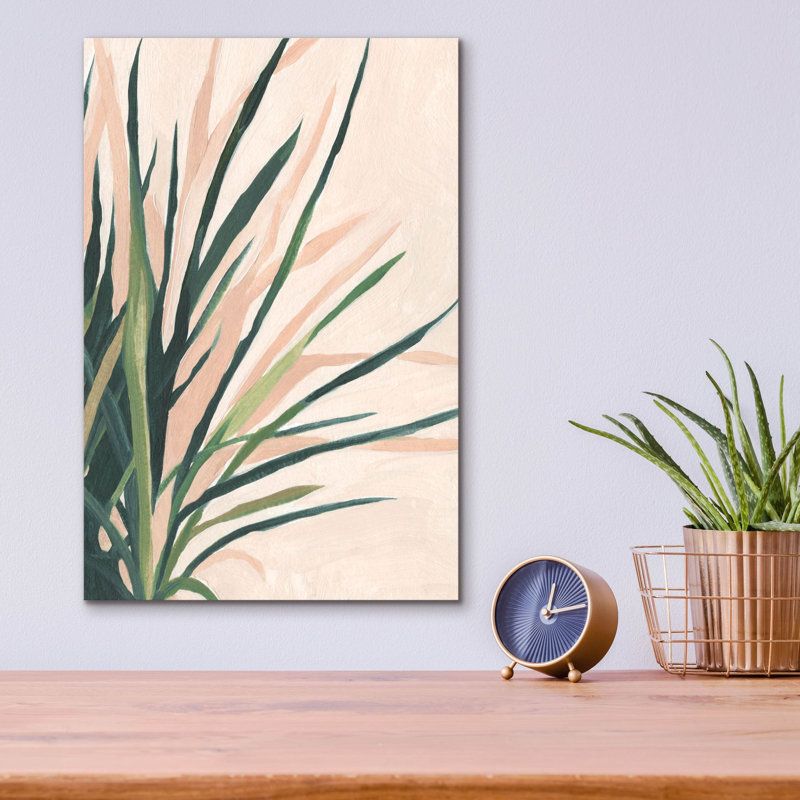  «Frond Impression 2» par Emma Scarvey, art mural en verre acrylique, 12 po x 16 po
