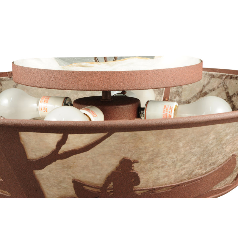 Mica Semi Flush Mount