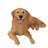 Lying Down Golden Retriever Figurine
