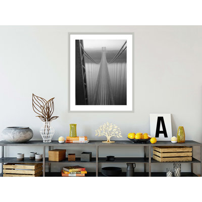 Le pont George Washington par Inconnu - Impression Giclée sur cadre