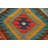 Multolor Wool Kilim Oriental Runner Rug 3x16
