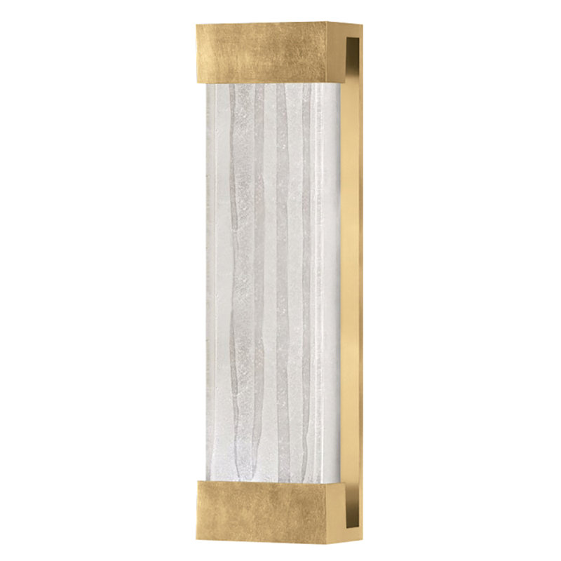 Crystal 2 - Light Flush Mounted Sconce, 24" H x 7" W x 4" D
