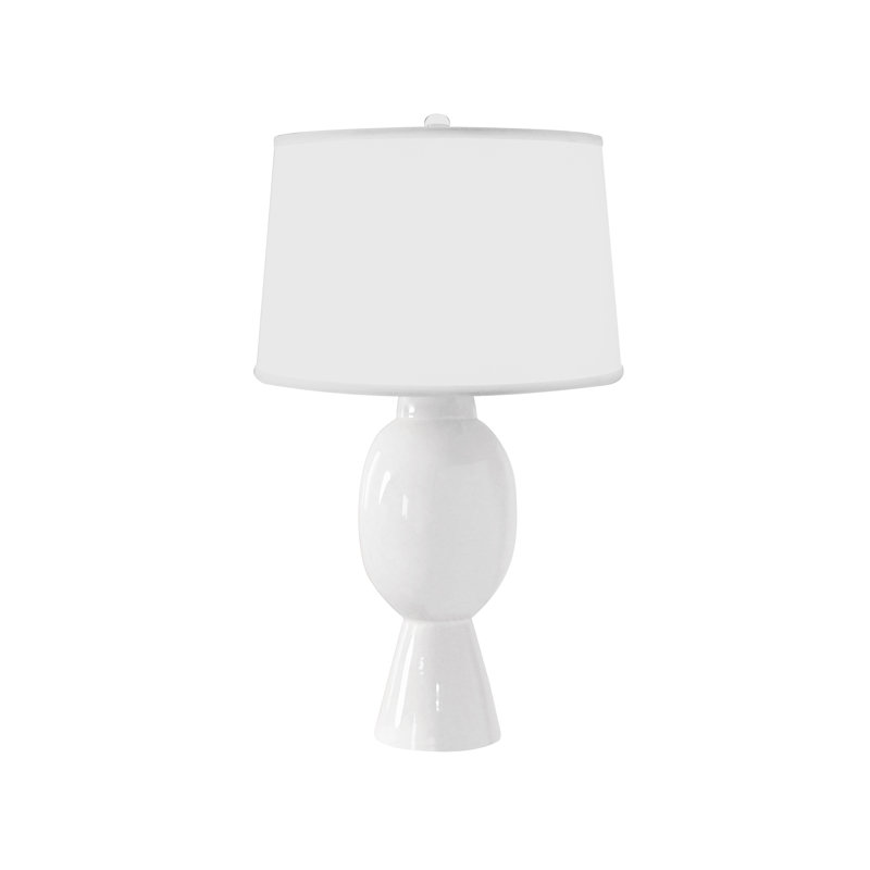 Dover Table Lamp, White