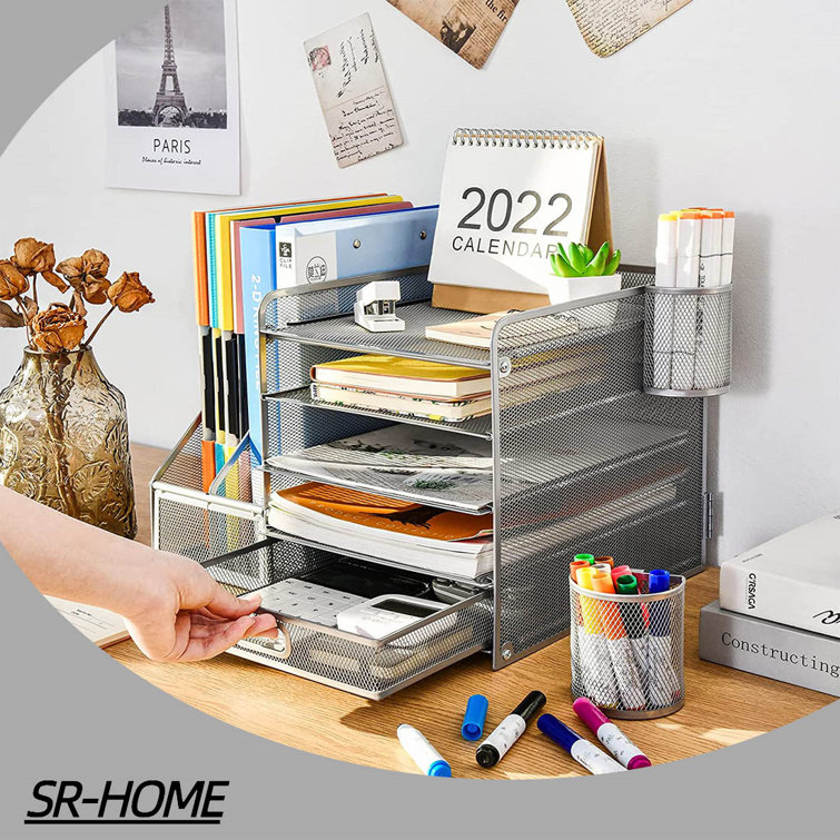 SR-HOME Plastic Desk Organizer