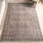 Jeccica Distressed Vintage Medallion Jute Blend Polyester Area Rug-1121388970