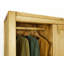 Mcchristian 2 Door Solid Wood Wardrobe