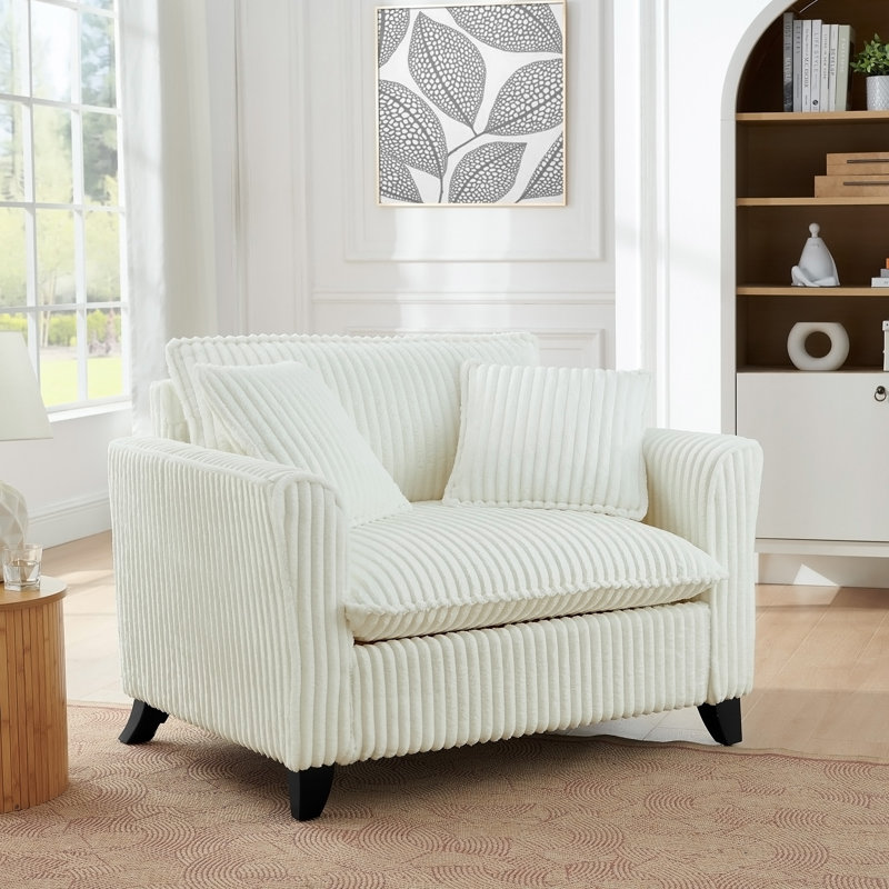 Fauteuil Lazy, Beige Fabric