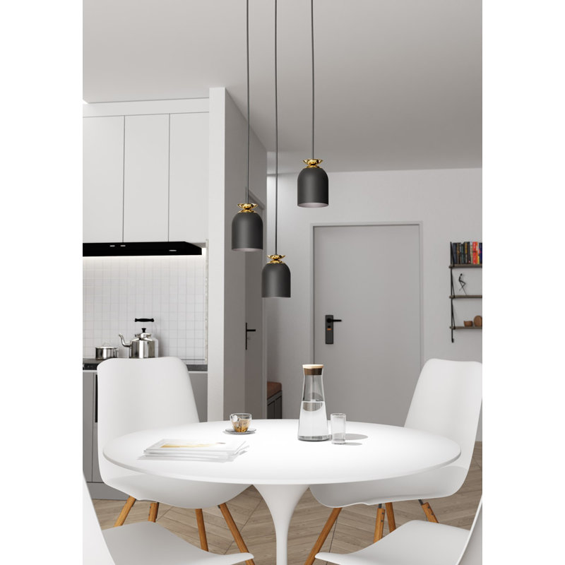 Ahalya 3 - Light Pendant, Matte Black