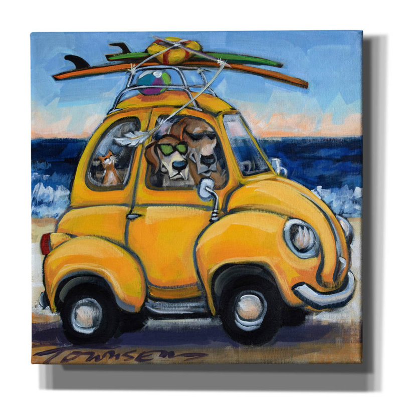 «Beachy Keen» par CR Townsend, H 37 po x l 37 po x P 1,5 po