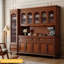Buffet en noyer massif et bois manufacturé