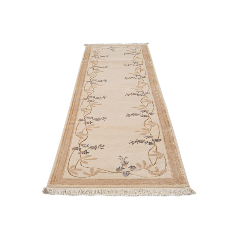 Tapis de couloir beige clair Iniguez