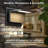 Outdoor LED Wall Sconce, Modern Wall-Mounted Lamp, Suitable For Porch And Front Door, Gray-300314058