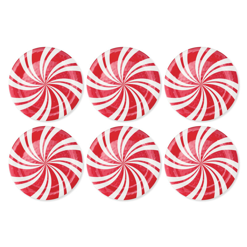 Peppermint, 11" Melamine Plate S6