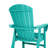 Seashell Upright Adirondack Chair (Set Of 2)-1644548898
