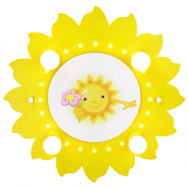 Alessia Wood LED Flush Mount