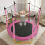 Trampoline intérieur / extérieur pour tout-petit avec enceinte et pieds stables en forme de U-126757081