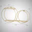 Tablette flottante circulaire