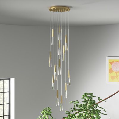 Encino 13 - Light Dimmable Tiered Chandelier
