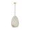 Sean Lavin Alina 1-light Pendant in Hand Rubbed Antique Brass with Alabaster shade