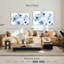 Harnek en fleurs bleu-107502234