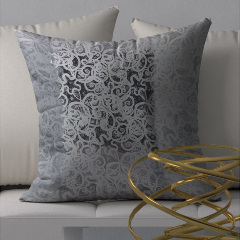 Housse de coussin carrée de précieux Paradise/insert, 24 po x 24 po