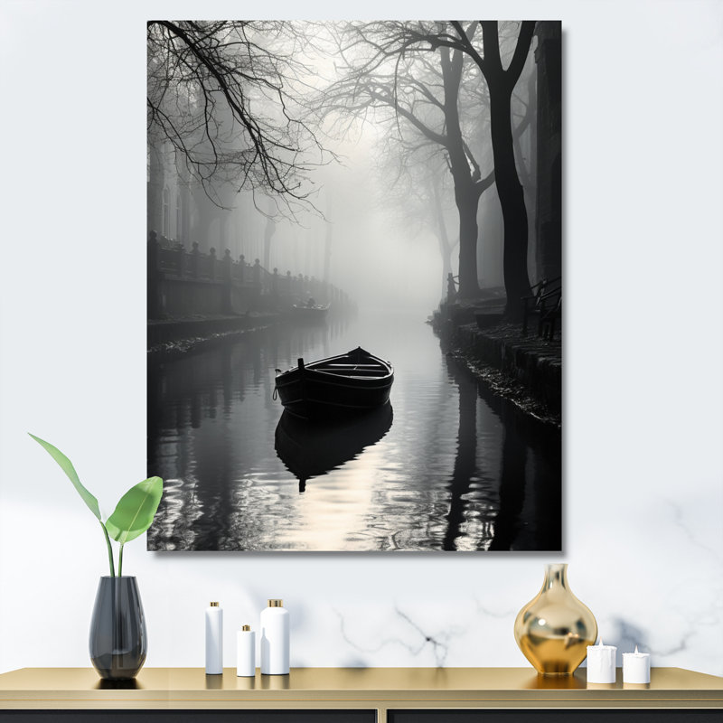 Impression sur toile graphite sur toile, H 20 po x l 12 po x P 1 po, Toile tendue