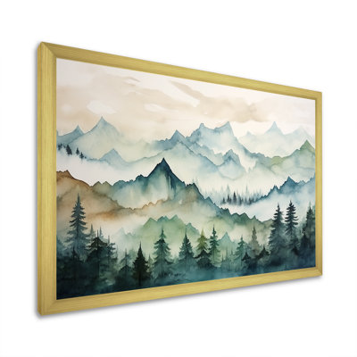 Sommet vert, montagnes du Japon - Art encadré au Japon