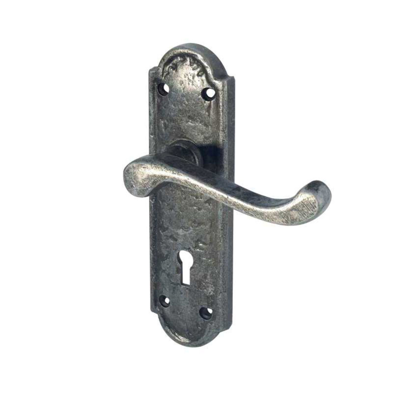 Turnberry Pewter Door Handle