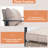Outdoor rattan rocking loveseat chair-956394050