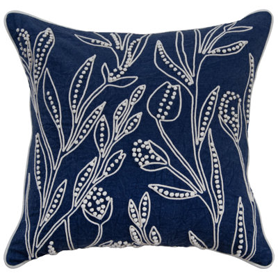 100% Cotton Throw Pillow