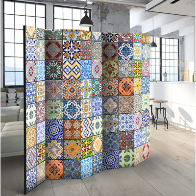 Monterry Colourful Mosaic Room Divider