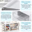 4‑Pack Stackable Desk Organiser with Drawers & Compartments, Desktop Storage Boxes for Office Stationery, Pencils, Tape, Erasers, Paperclips & Chargers