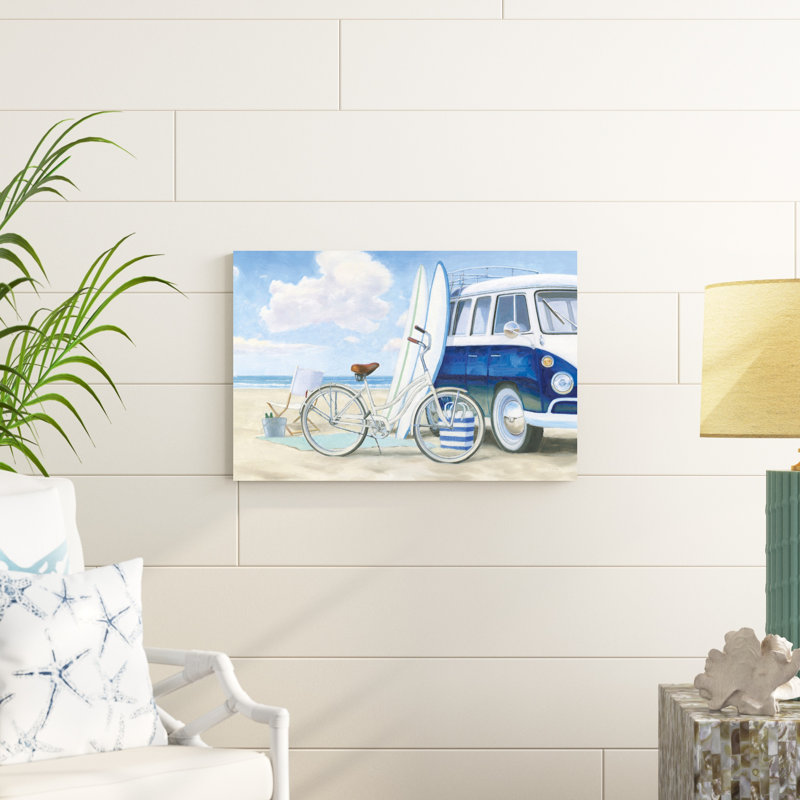 Beach Time I No Paniers, H 20 po x l 30 po, Non, Toile tendue