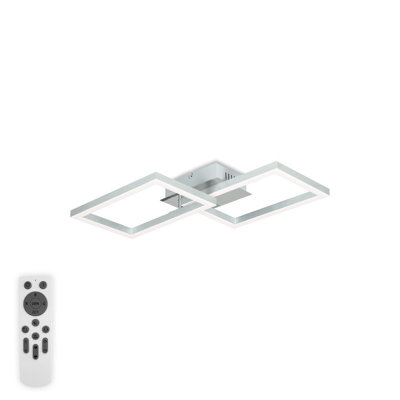 Bassett Perspections Smart Home Ceiling Light LED RGB Dimmable CCT Lamp Remote Control App 30W Wifi