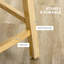 Ensemble de 2 tabourets de bar pivotants à 180 degrés HOMcom, hauteur de siège de 30 po avec repose-pieds en bois massif et capitonnage à boutons, gris