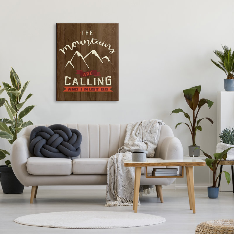 Textual Art, 30" H x 40" W, Wrapped Canvas