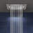 20" Ceiling Mount Complete Shower System with LED, Bluetooth Music and Rough in-Valve-95462174