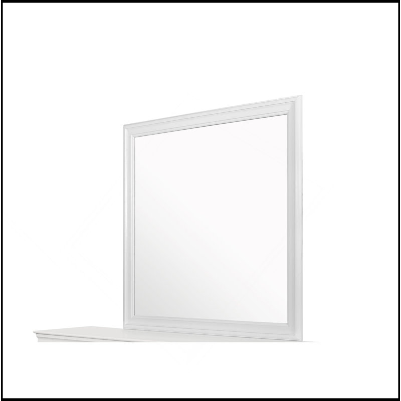 Miroir blanc métallique