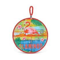 CounterArt Flamingos Double Wall Insulated Unbreakable Plastic