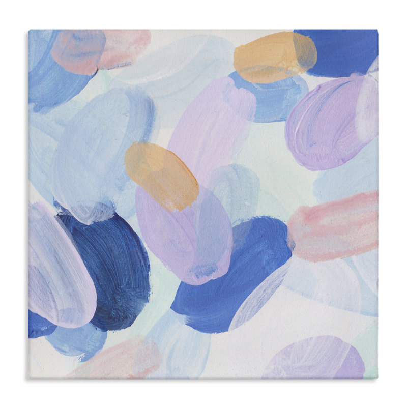 «Oblong Shapes Motif Floater», art mural par Melissa Wang, H 24 po x l 24 po x P 1,5 po