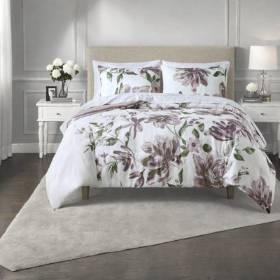 Complete Twin Bedding Sets, Polyester Microfiber Floral Modern Home