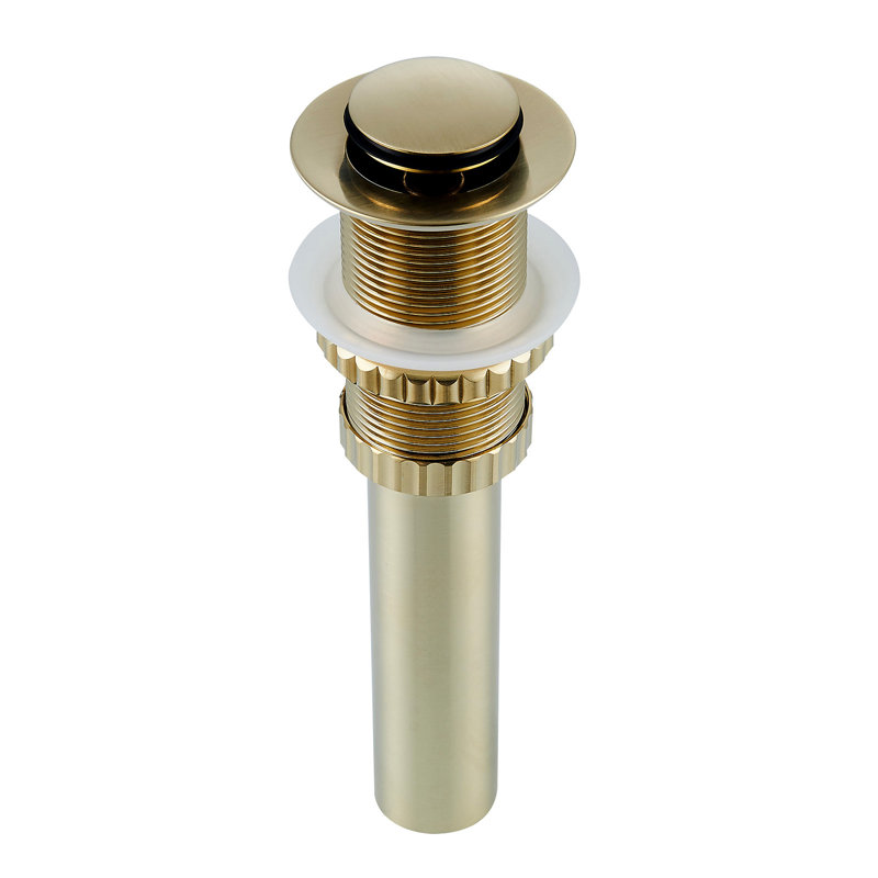 Drain escamotable pour salle de bain Mokleba, Doré