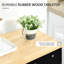 Buffet avec comptoir en bois massif - armoire noire pour un rangement efficace dans la maison. 2 tiroirs, tablette réglable, options polyvalentes et élégantes