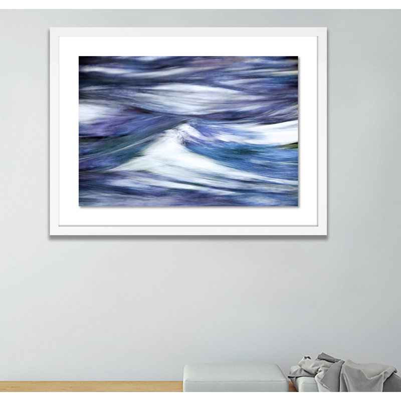 Variance Print by Shawn Thomas, 29" H x 40" W x 2.5" D, White
