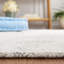 Tapis en laine / coton Hanforrd touffeté à la main ivoire / gris-1345556819