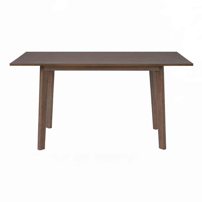 60" Rustic Farmhouse Dining Table, Walnut
