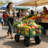 Green Wagon Cart For Firewood Transport